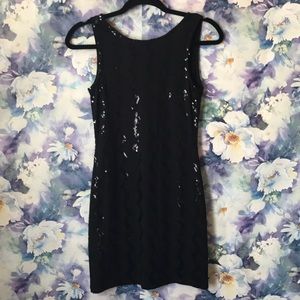 Black cocktail dress